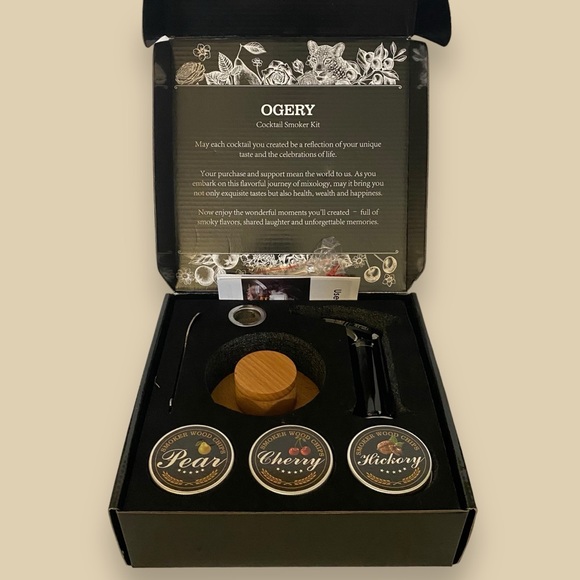 NEW Ogery Cocktail Smoker Kit with Torch - Picture 3 of 7